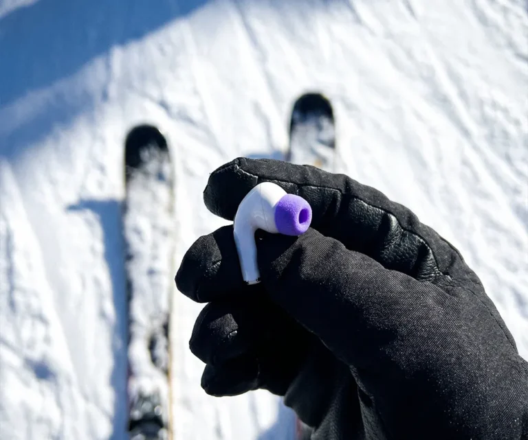 Skiing Down Icy Mountains